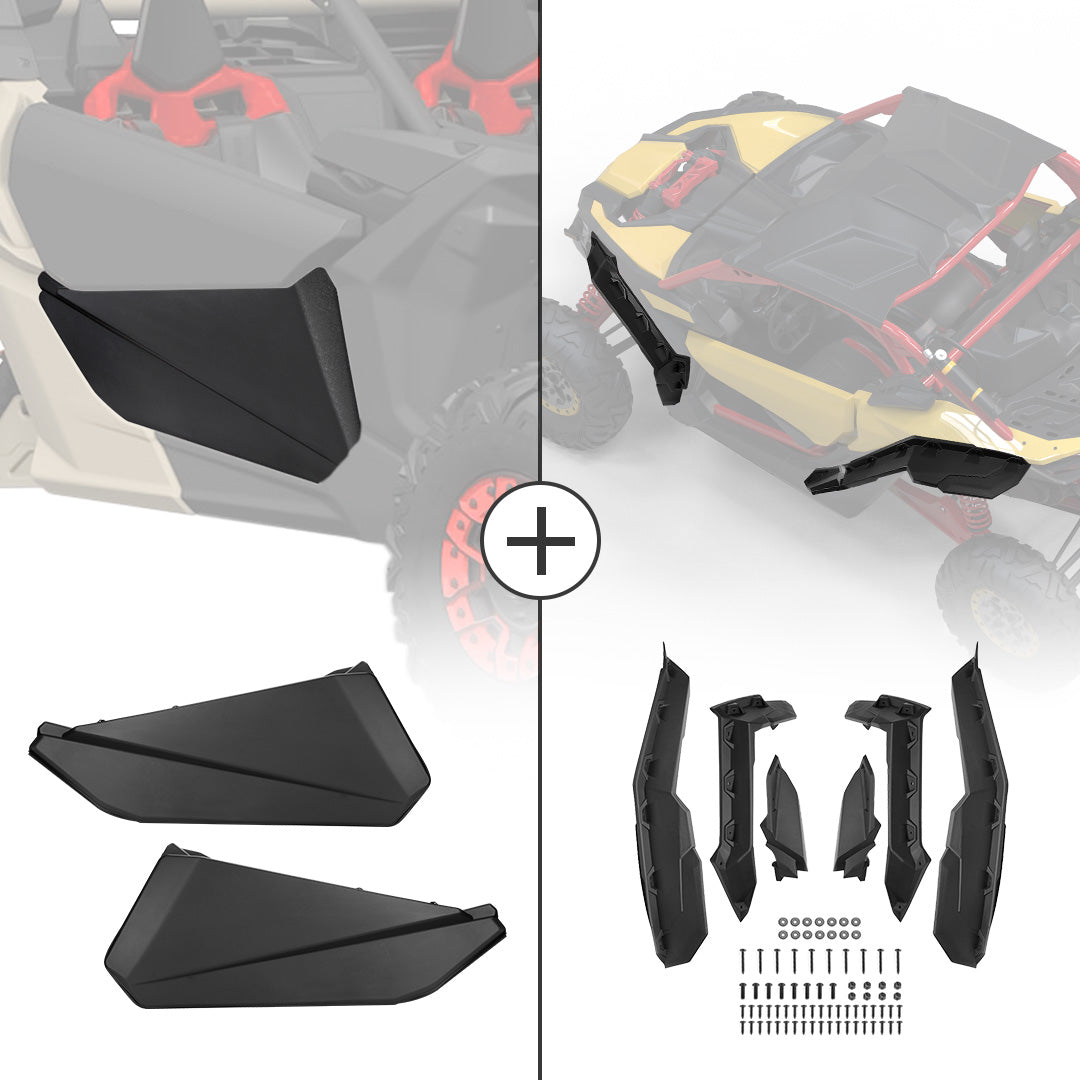 KEMIMOTO Front Lower Door & Mud Fender Flares Maverick X3