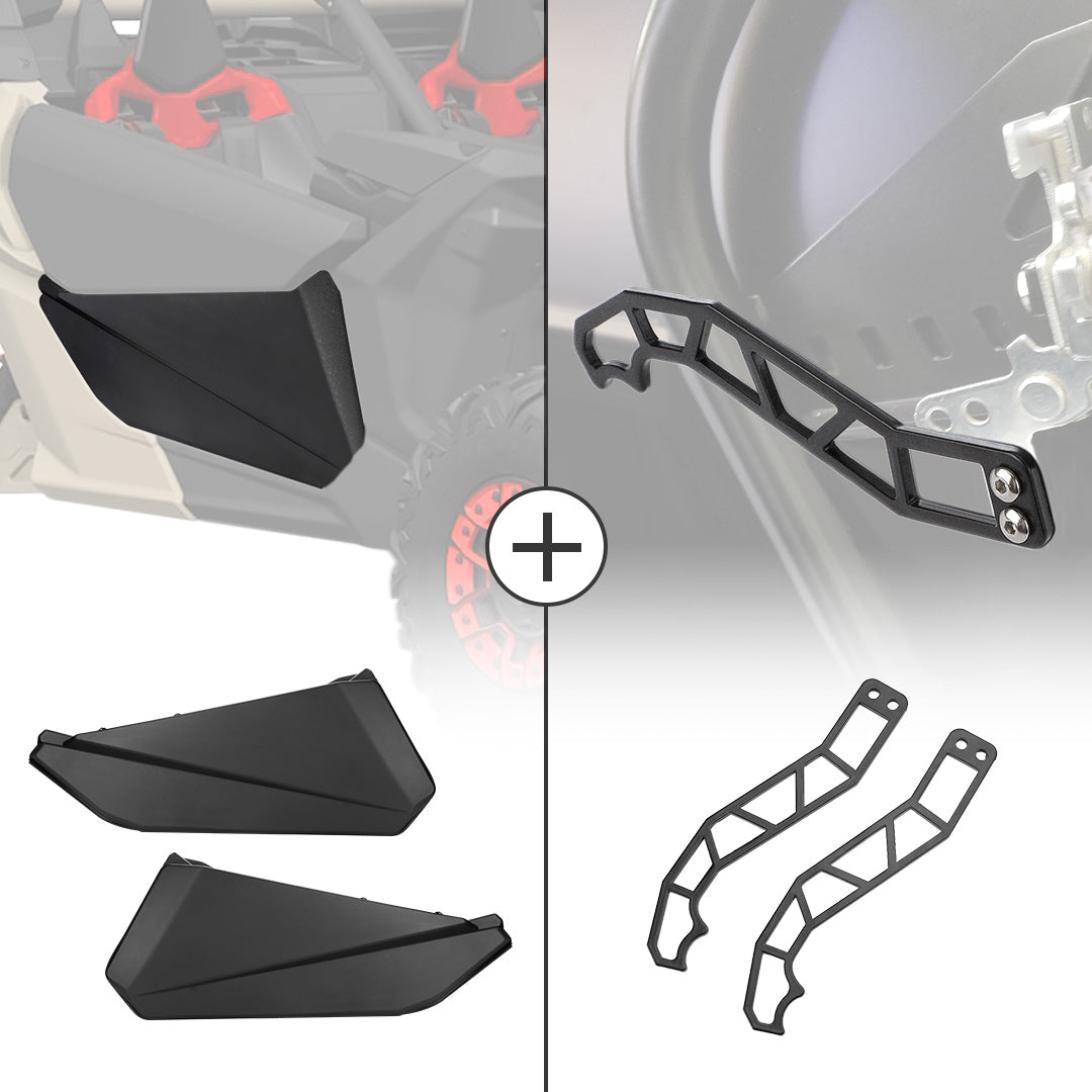 KEMIMOTO Front Lower Door Inserts & Door Handle Injection-Molded Polypropylene
