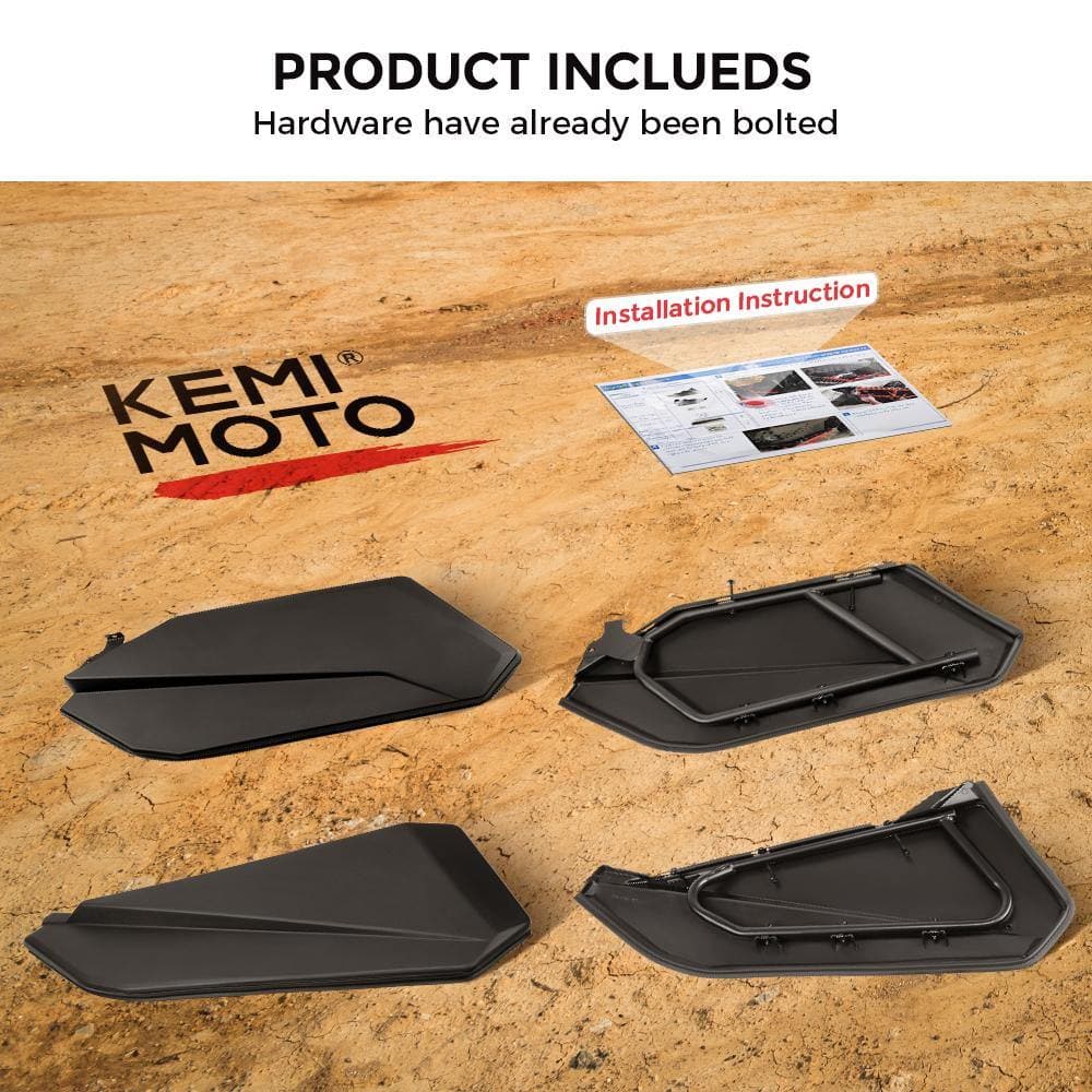 Kemimoto Lower Doors Kit & Hard Roof for Can‑Am X3 MAX