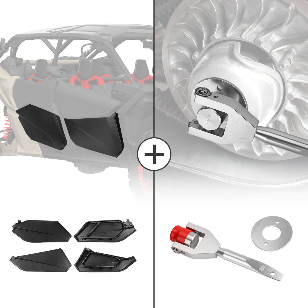 KEMIMOTO Door Panels & Belt Kit for Can‑Am X3 MAX