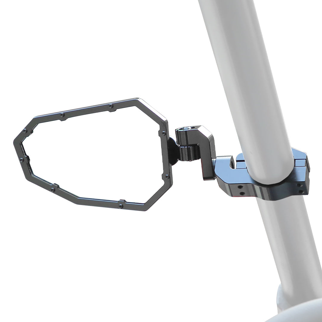 KEMIMOTO Aluminum UTV Side View Mirror for 1.75‑2" Roll Bar