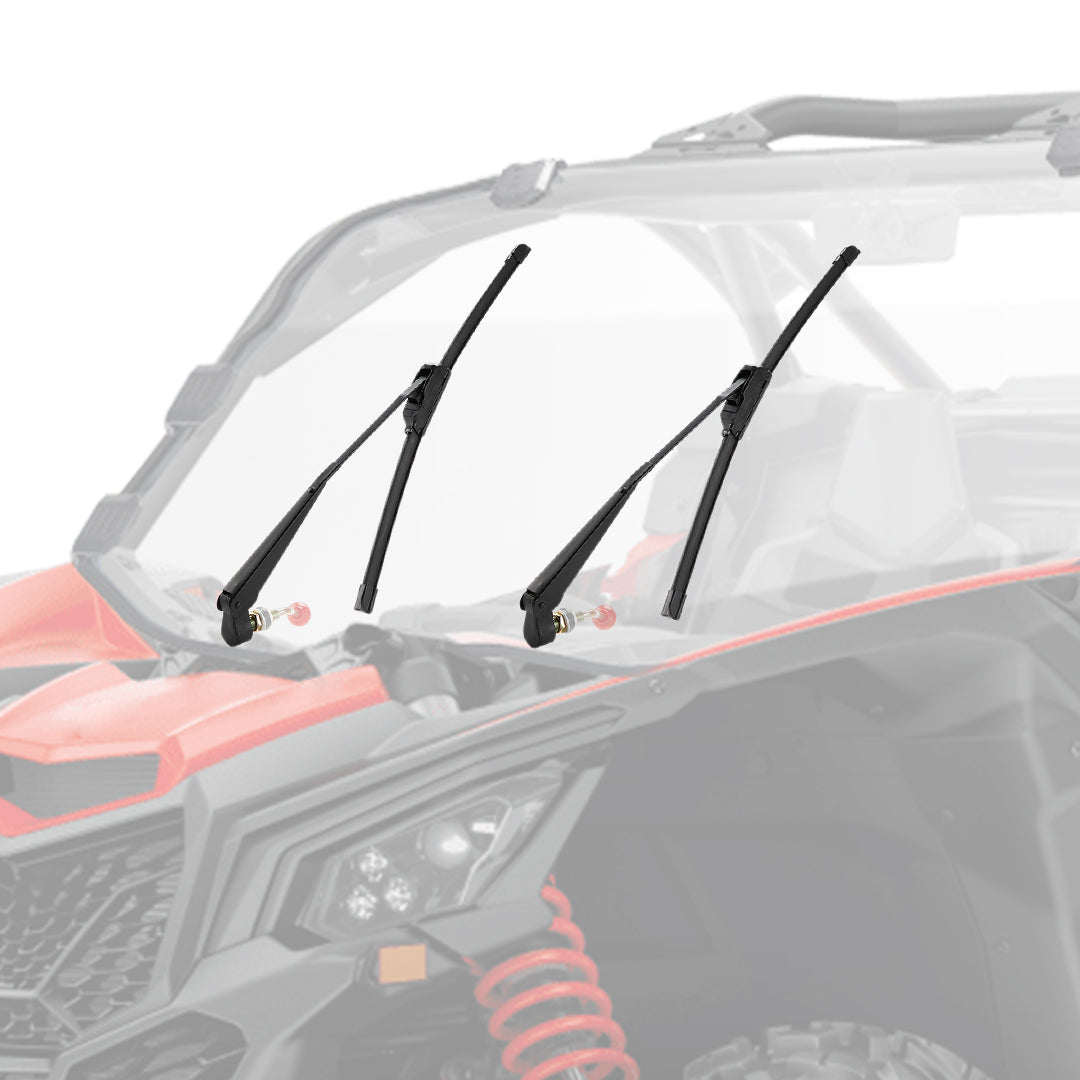 Kemimoto UTV Hand Operated Manual Windshield Wiper Kit 1 PCS