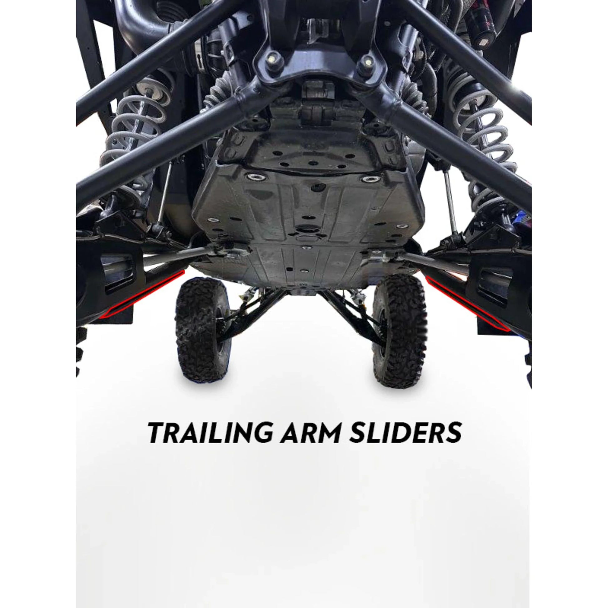 Ultimate UHMW Trailing Arm Guard Sliders for Polaris RZR Turbo R