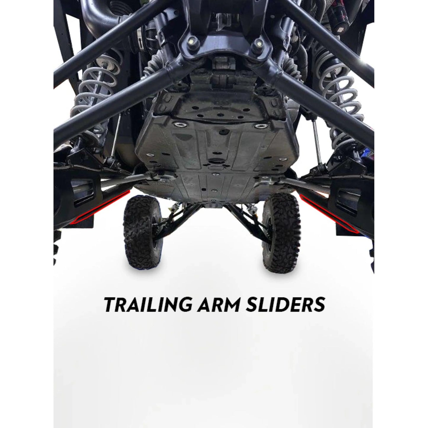 Ultimate UHMW Trailing Arm Guard Sliders for Polaris RZR Turbo R