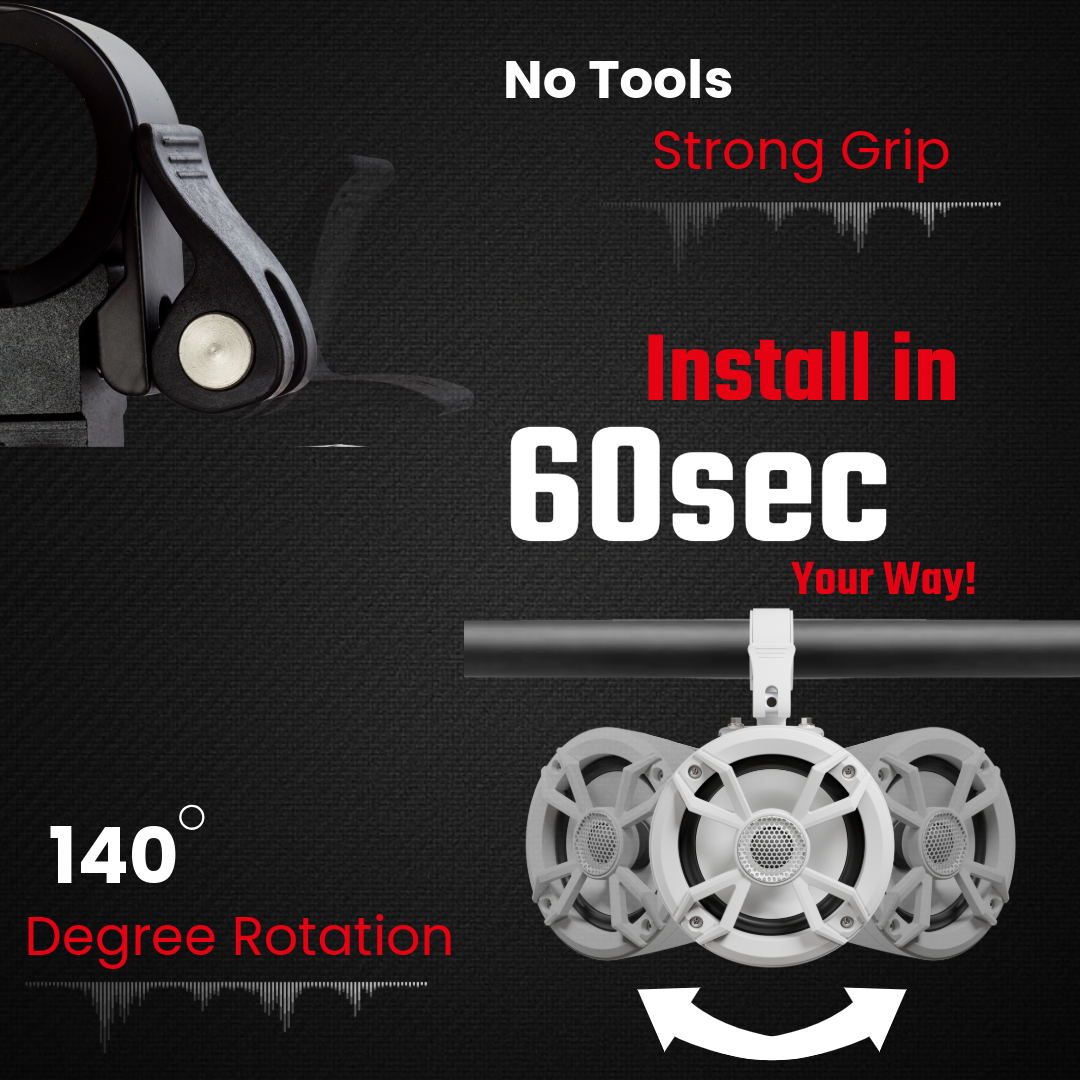 NOAM AUDIO NUTV5-S PRO W UTV Mounts