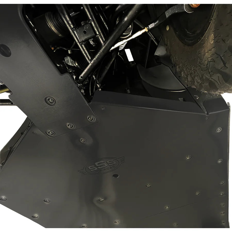 Ultimate 2-Piece UHMW Skid Plate for Polaris Ranger Crew 1500 Off-Road Protection