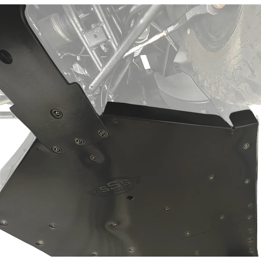 Ultimate 2-Piece UHMW Skid Plate for Polaris Ranger Crew 1500 Off-Road Protection