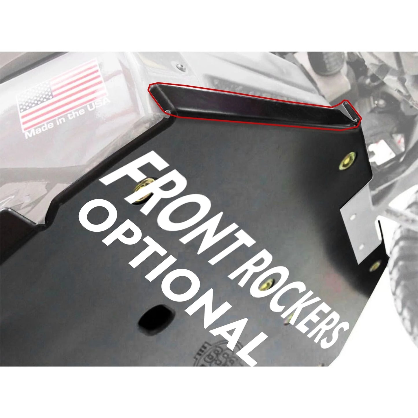 Ultimate Can-Am Maverick X3 UHMW Full Skid Plate Rock Sliders Kit