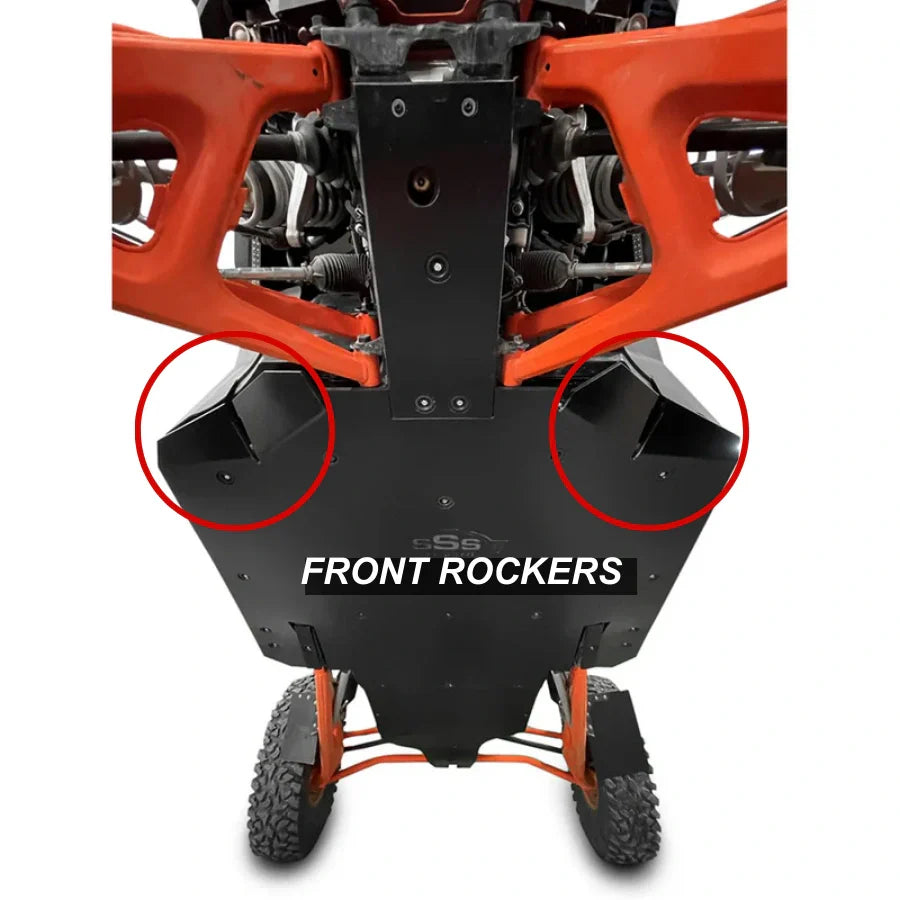 Premium 3-Piece UHMW Polaris RZR Pro S Skid Plate - Ultimate Underbody Protection