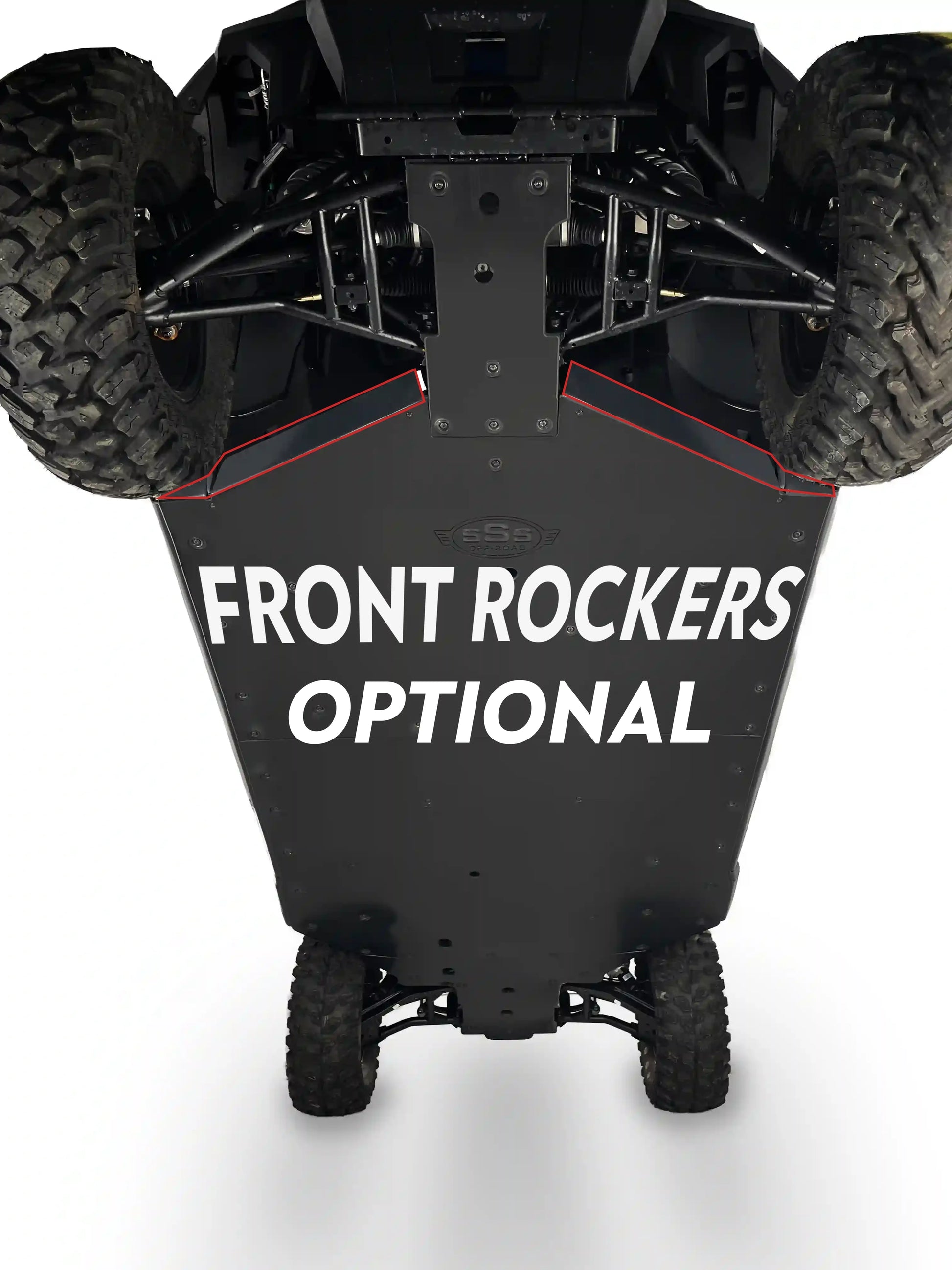 Ultimate 2-Piece UHMW Skid Plate for Polaris Ranger Crew 1500 Off-Road Protection