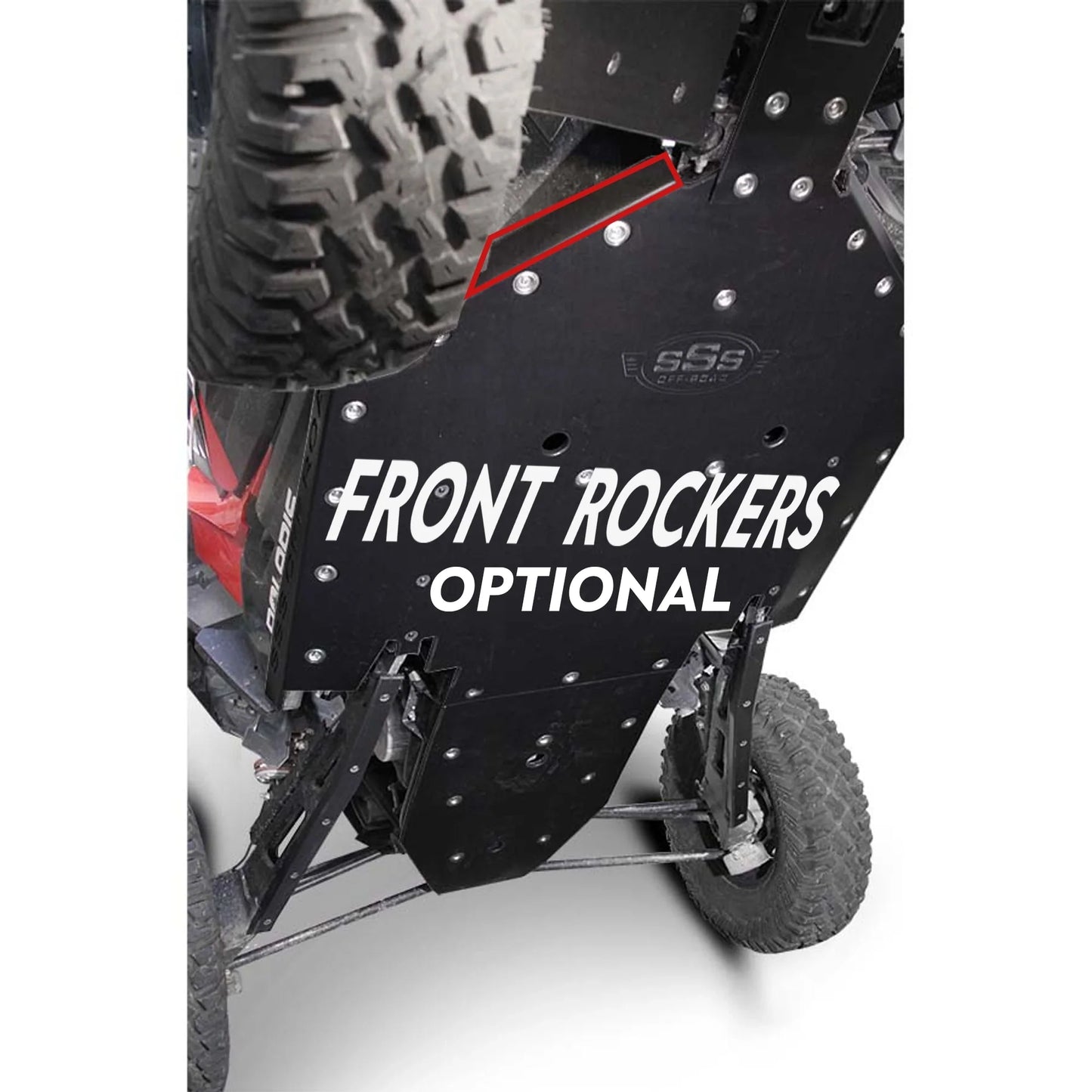 Ultimate Heavy-Duty Polaris RZR XP Turbo S Skid Plate with Integrated Rock Sliders