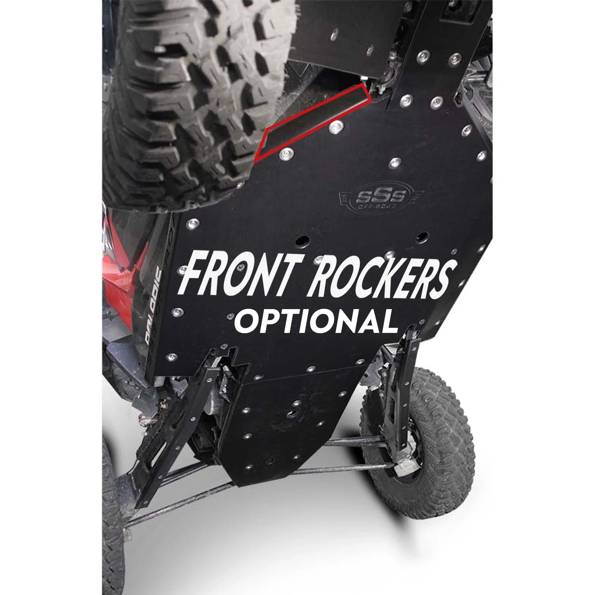 Ultimate Heavy-Duty Polaris RZR XP Turbo S Skid Plate with Integrated Rock Sliders