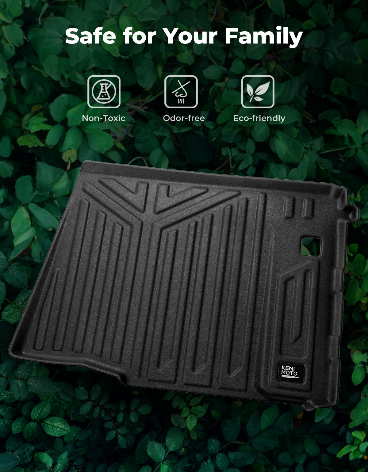 Kemimoto 4PCS TPE Floor Mats for Can‑Am Defender Max