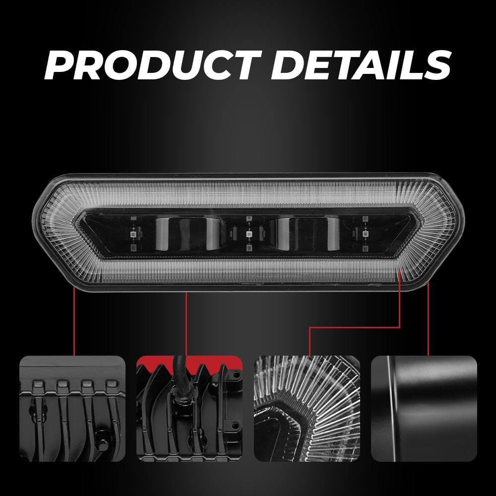 KEMIMOTO Universal Roll Bar Tail Light IP65 Waterproof