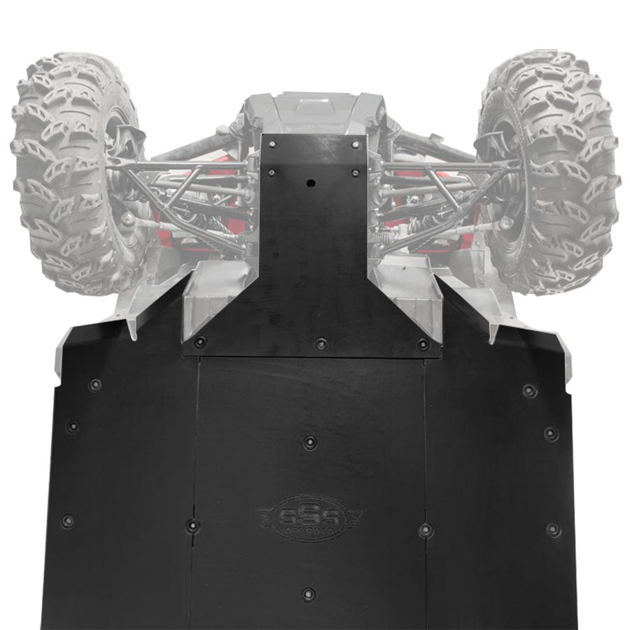 Honda Pioneer 1000-6 UHMW Rock Sliders Skid Plate Kit