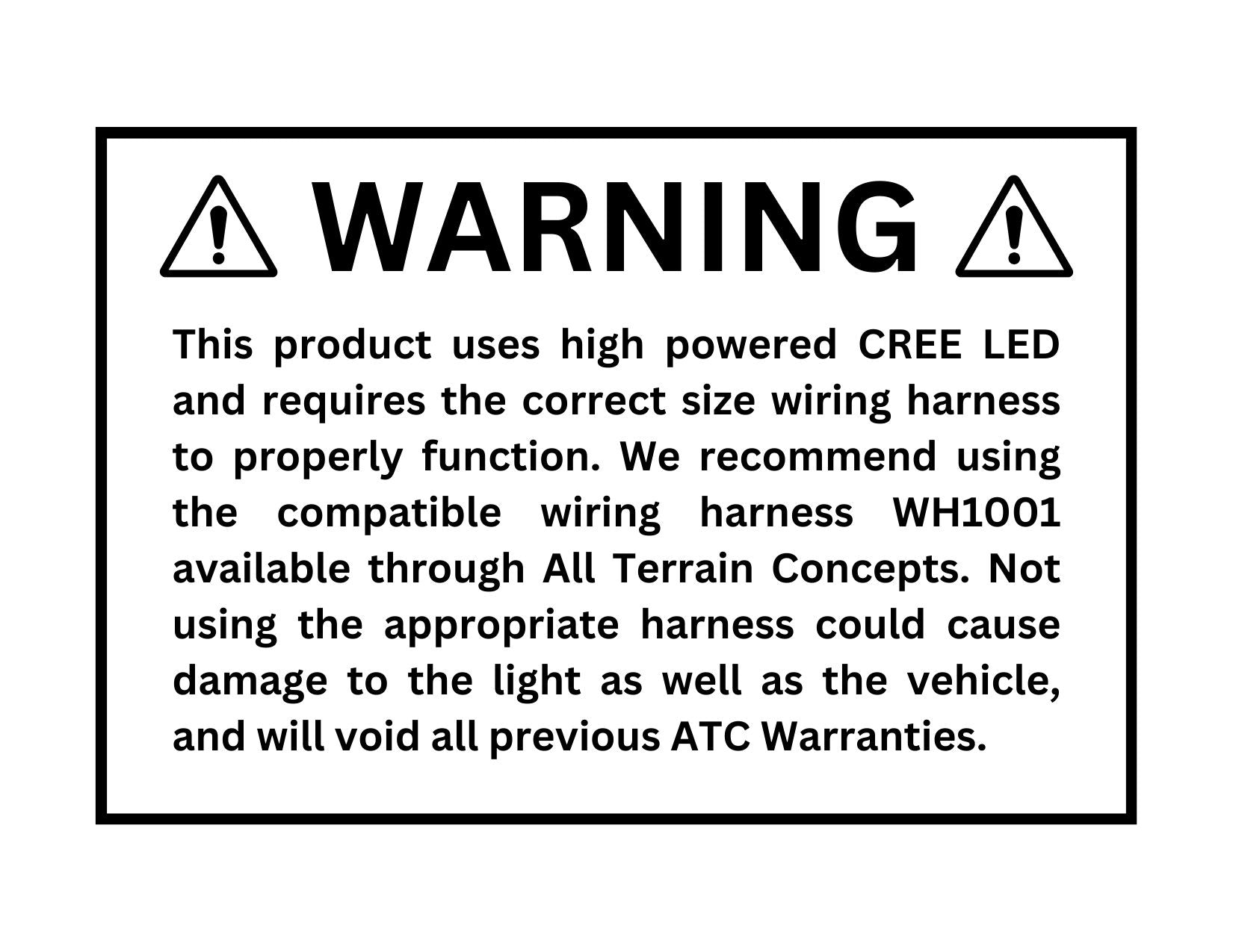All Terrain Concepts Race SeriesLED Light Bar CREE
