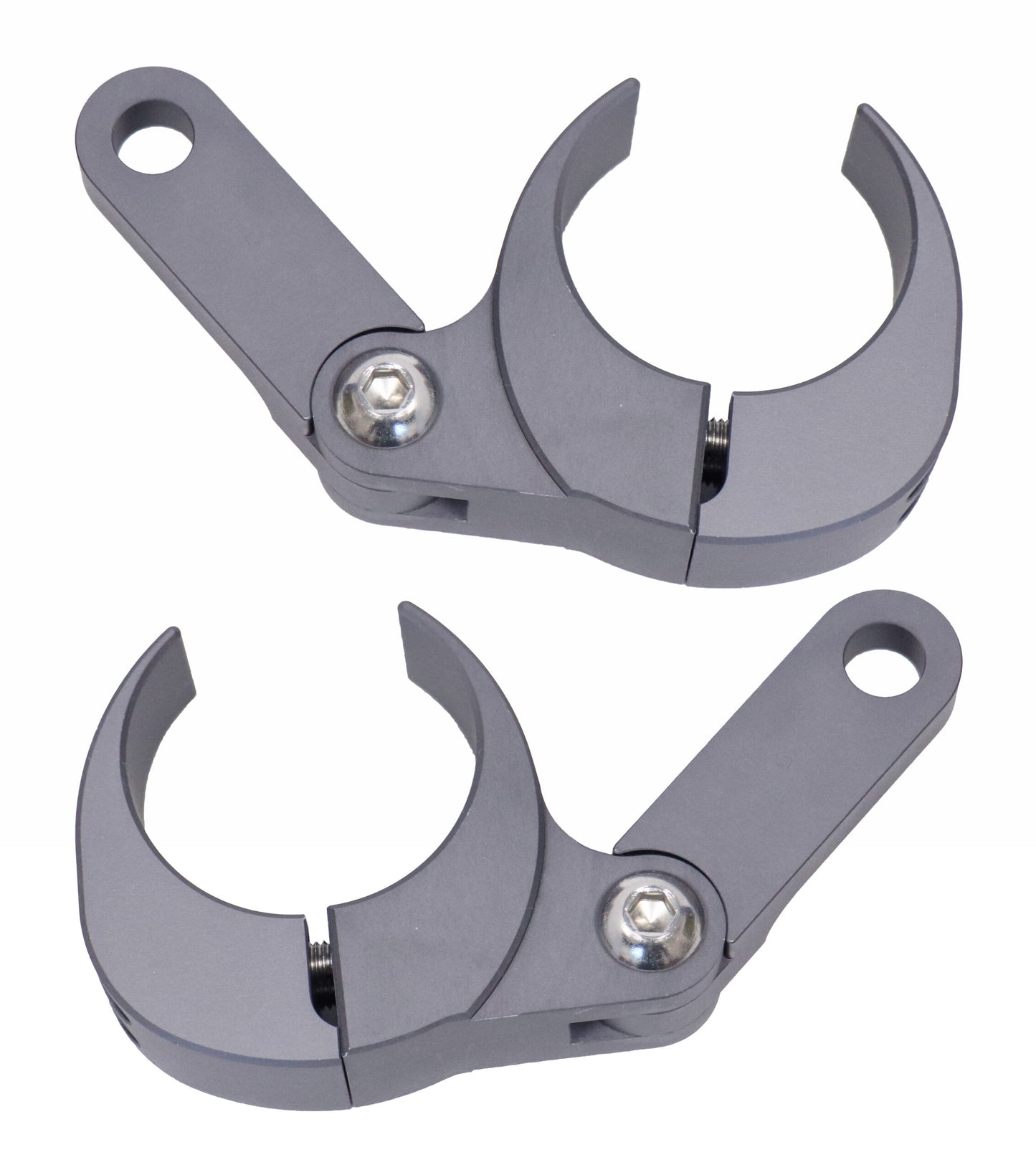 Light Mounts A-Pillar Mount Half Clamp Design Black Anodized