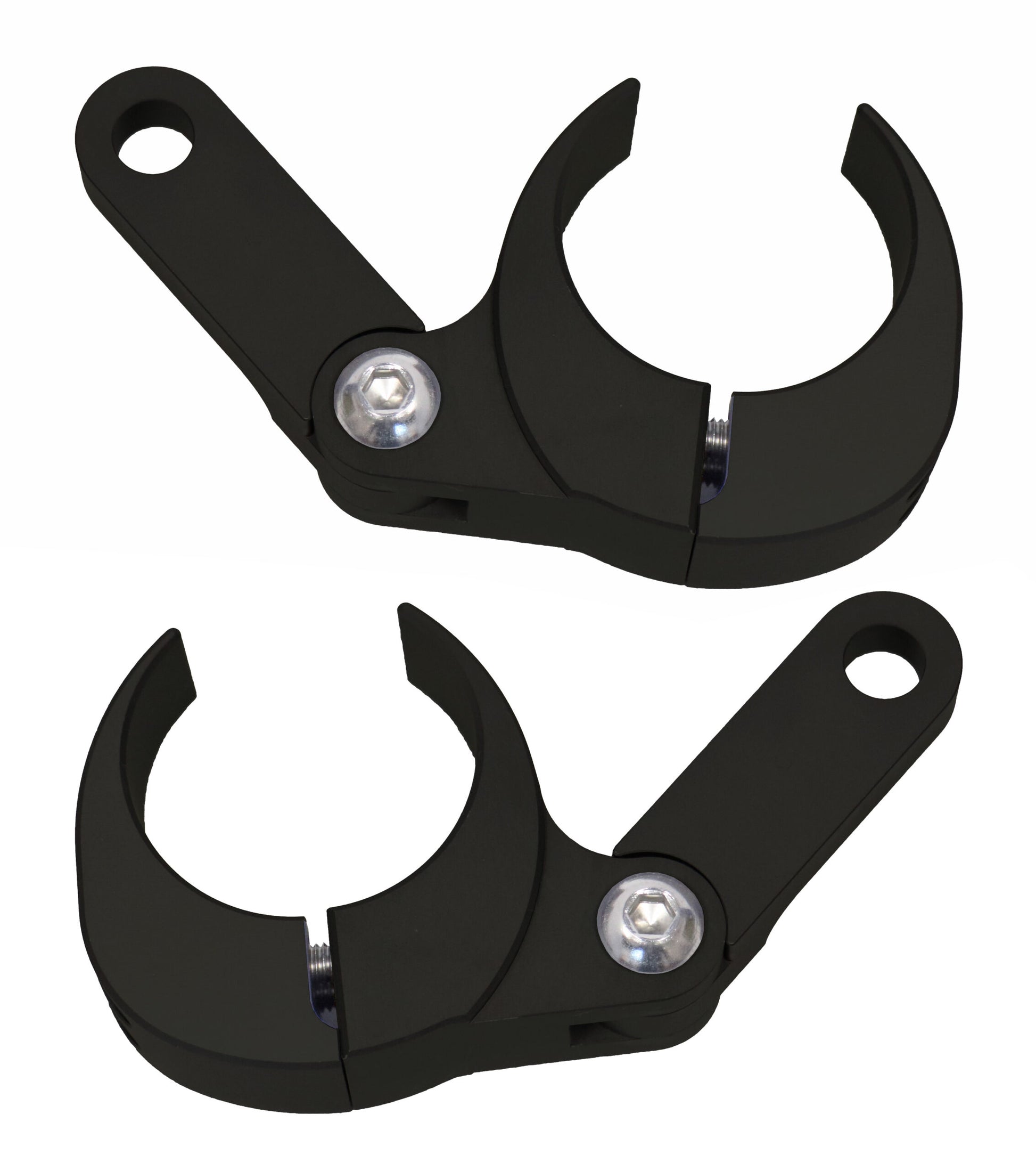 Light Mounts A-Pillar Mount Half Clamp Design Black Anodized