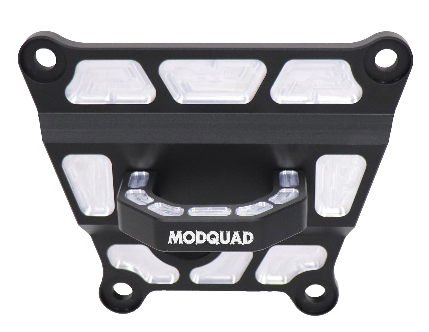 Polaris Rear Differential Plate with Hook Black Anodized