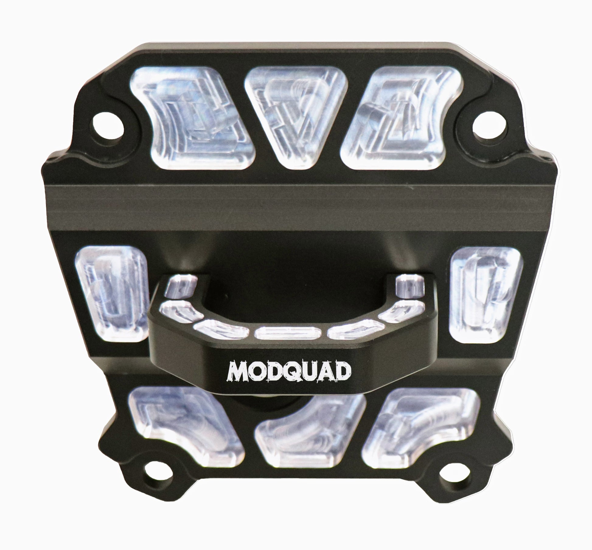 Polaris Rear Differential Plate with Hook Black Anodized