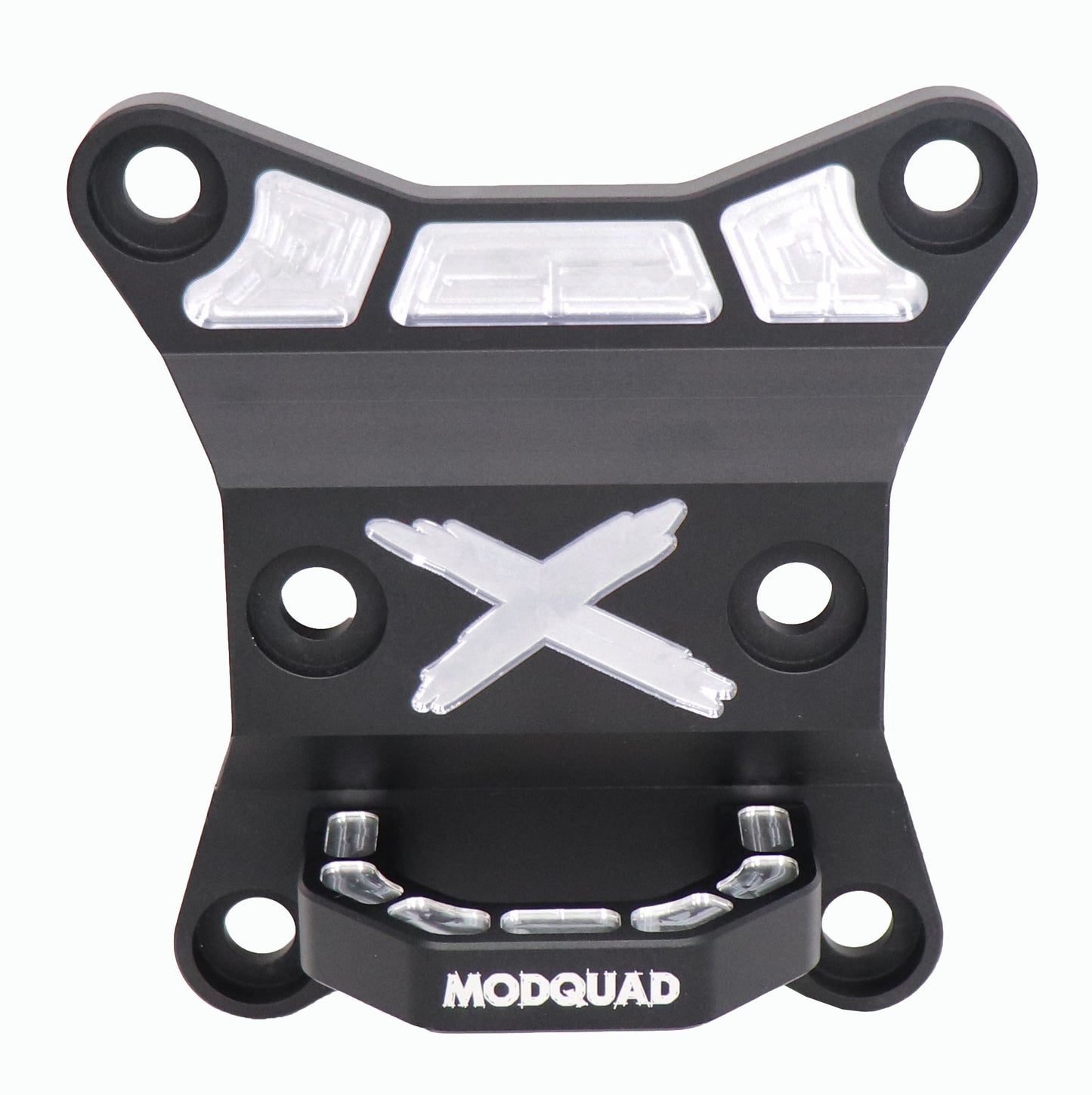 Can‑Am X3 Rear Diff Plate With Tow Ring Black Anodized