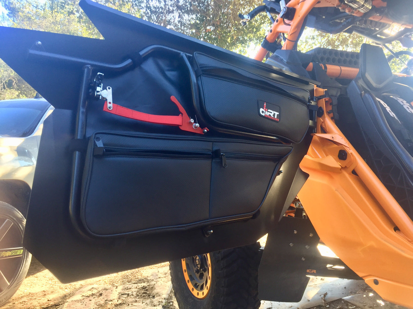 Dirt Specialties Can‑Am X3 Flat Top Door Bags Durable P‑Tex