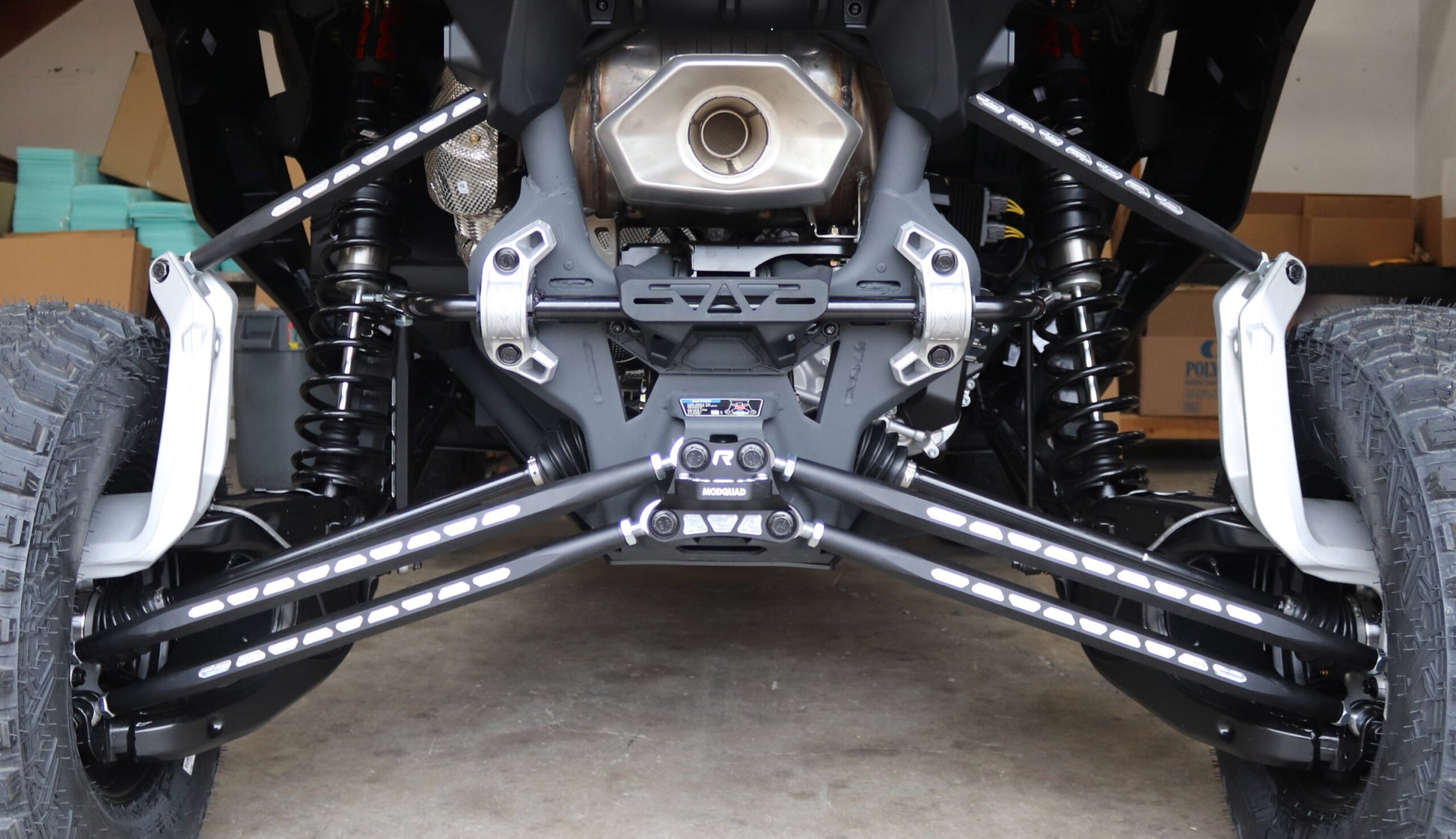 Can Am Maverick R Radius Rods – 6-Piece Hex Aluminum
