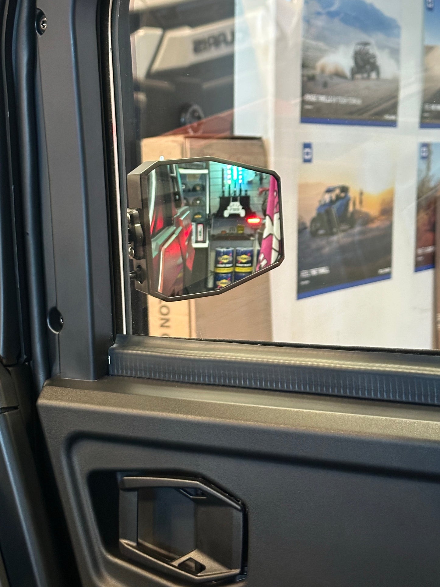 All Terrain Concepts Side-Winder UTV Mirror Billet Aluminum
