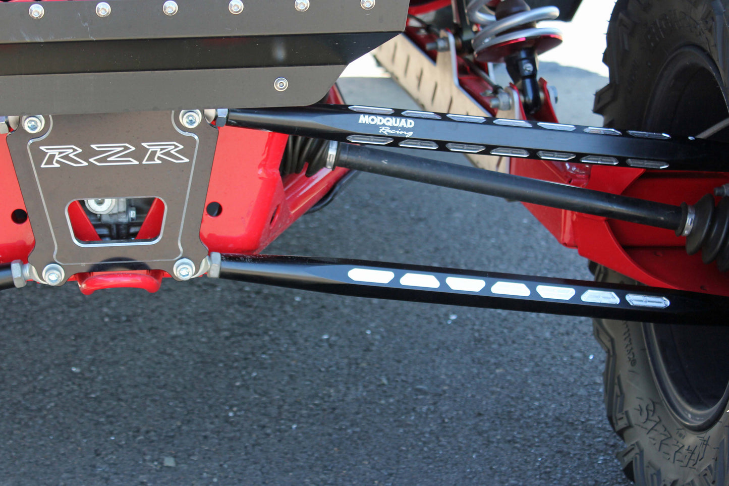 Polaris Hex Radius Rods for RZR UTV Black