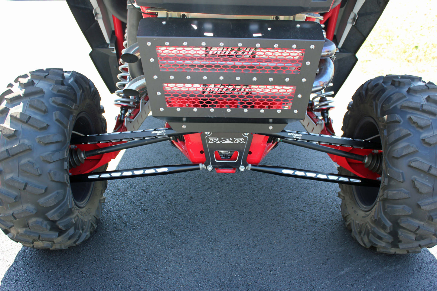 Polaris Hex Radius Rods for RZR UTV Black