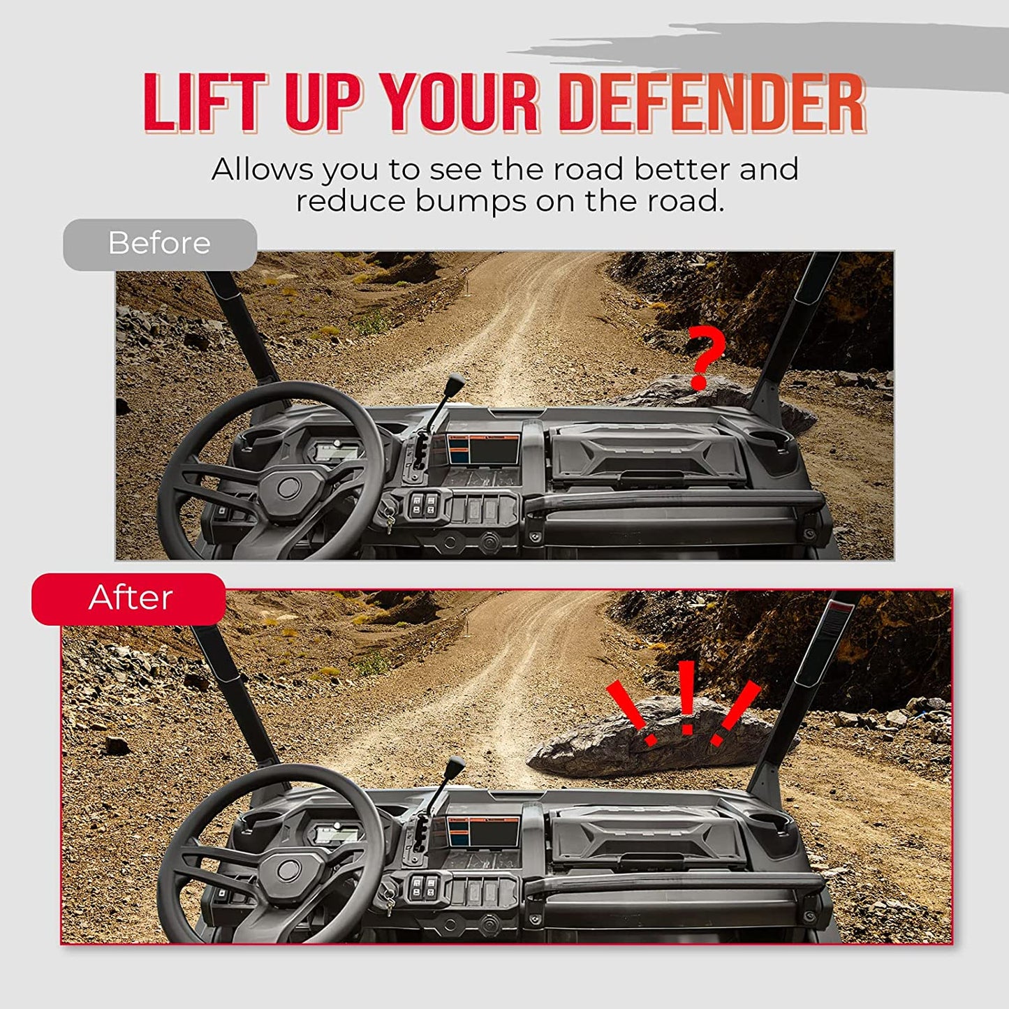 Kemimoto 2" Lift Kit for Can‑Am Defender
