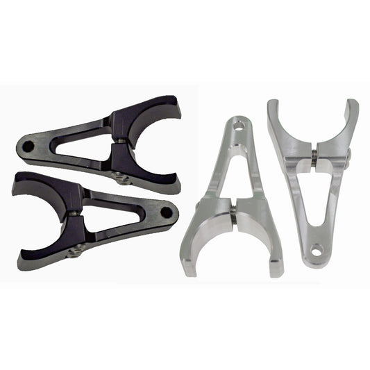 Billet Aluminum Light Mount Horizontal Clip-On Black Anodized
