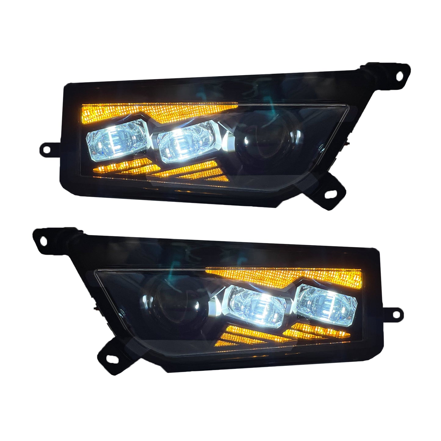 WD Electronics Signal Pro Combo Headlights & Fangs for 2021+ Polaris RZR Trail