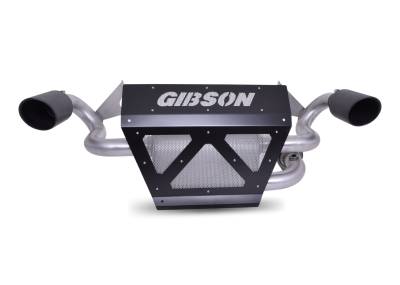 Gibson Exhaust Dual Black Ceramic for Polaris RZR XP Turbo