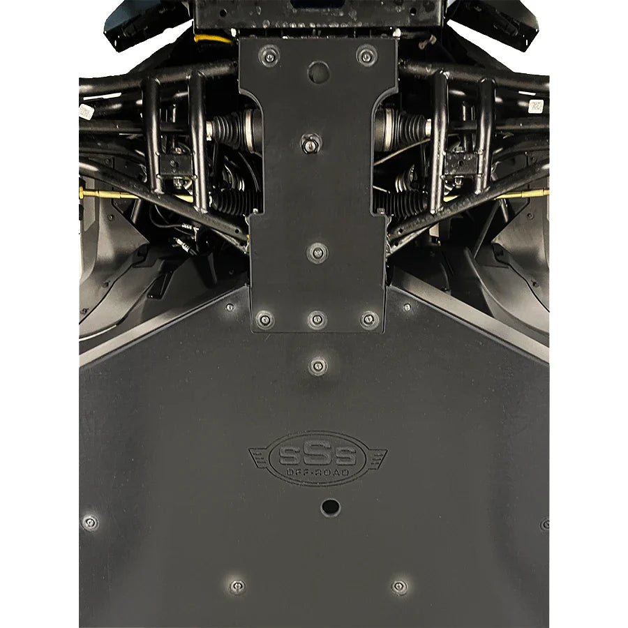 Ultimate 2-Piece UHMW Skid Plate for Polaris Ranger Crew 1500 Off-Road Protection
