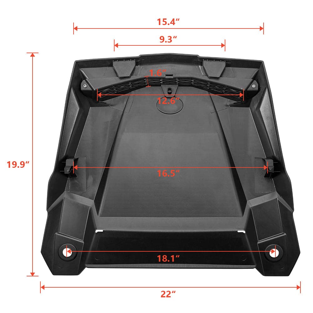Kemimoto UTV Turbo Hood Scoop for Polaris RZR XP 1000