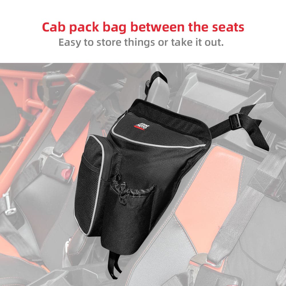 Kemimoto 600D UTV Cab Pack Luggage Storage Bag for Can‑Am