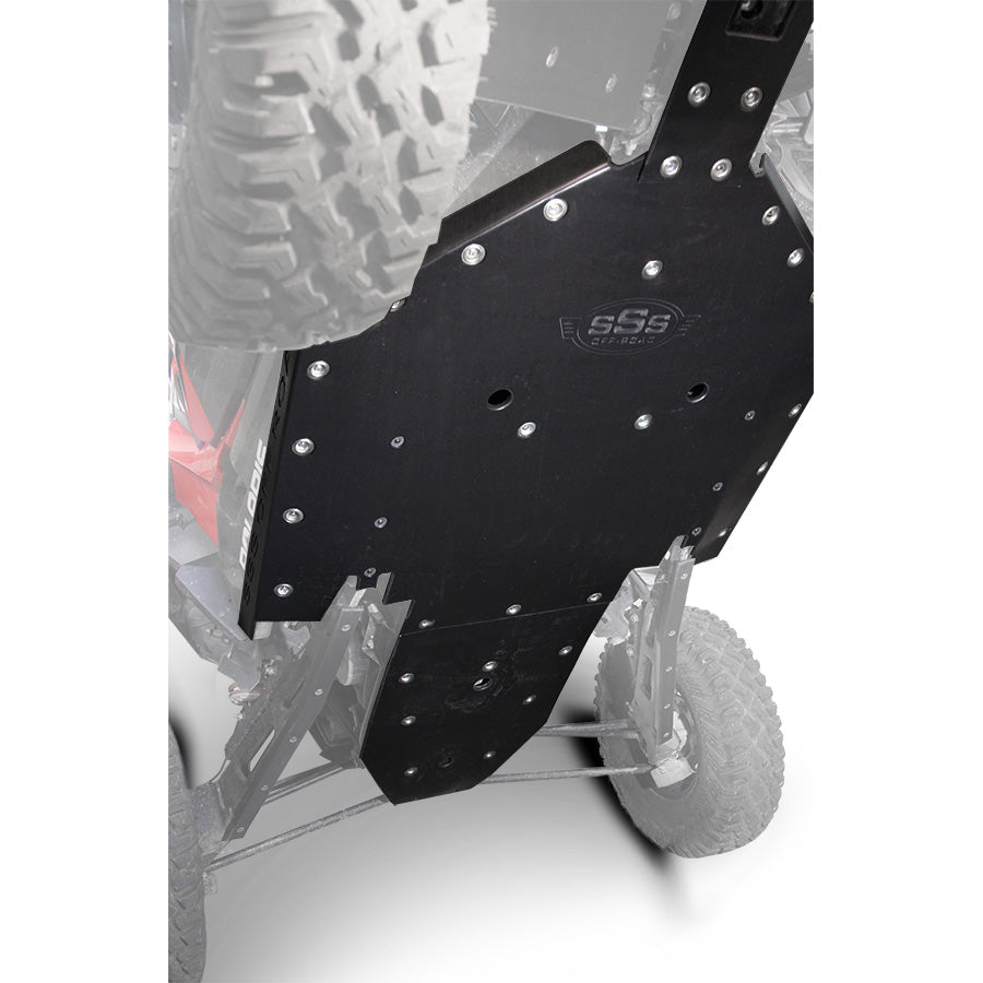 Ultimate Heavy-Duty Polaris RZR XP Turbo S Skid Plate with Integrated Rock Sliders