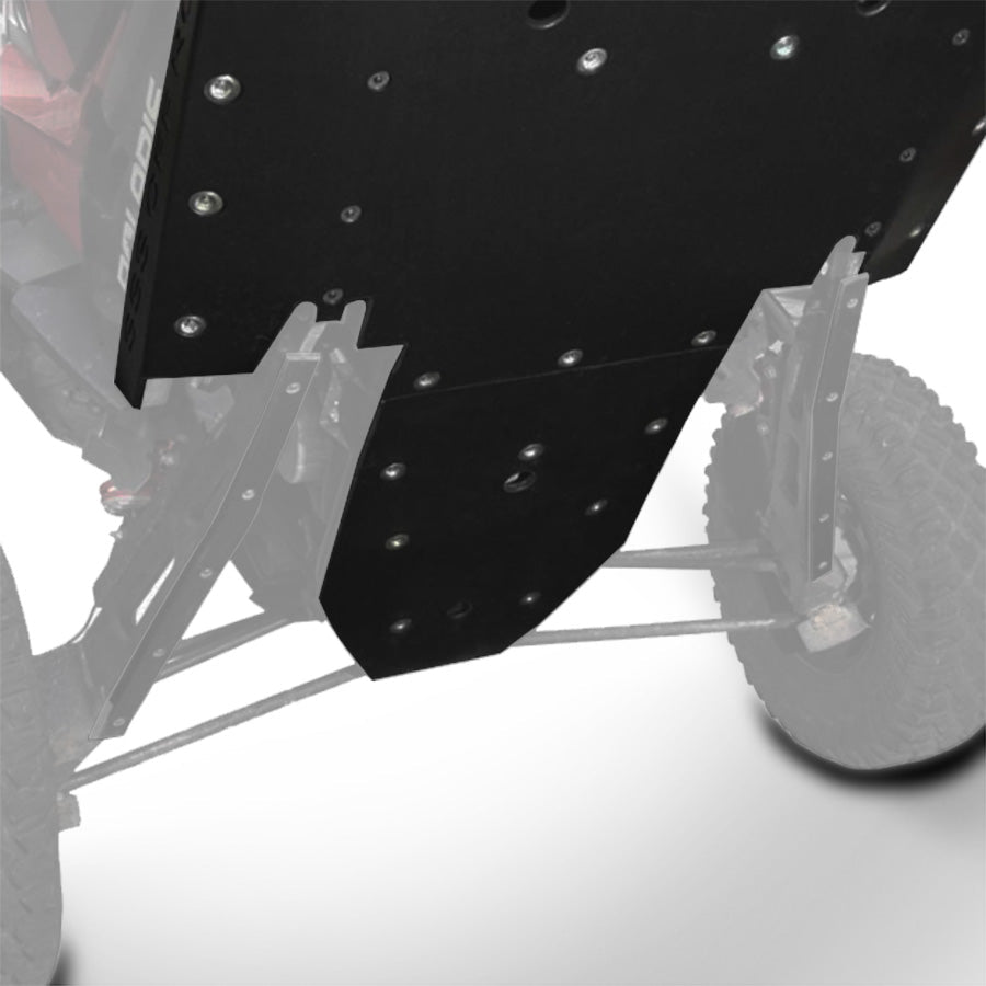 Ultimate Heavy-Duty Polaris RZR XP Turbo S Skid Plate with Integrated Rock Sliders