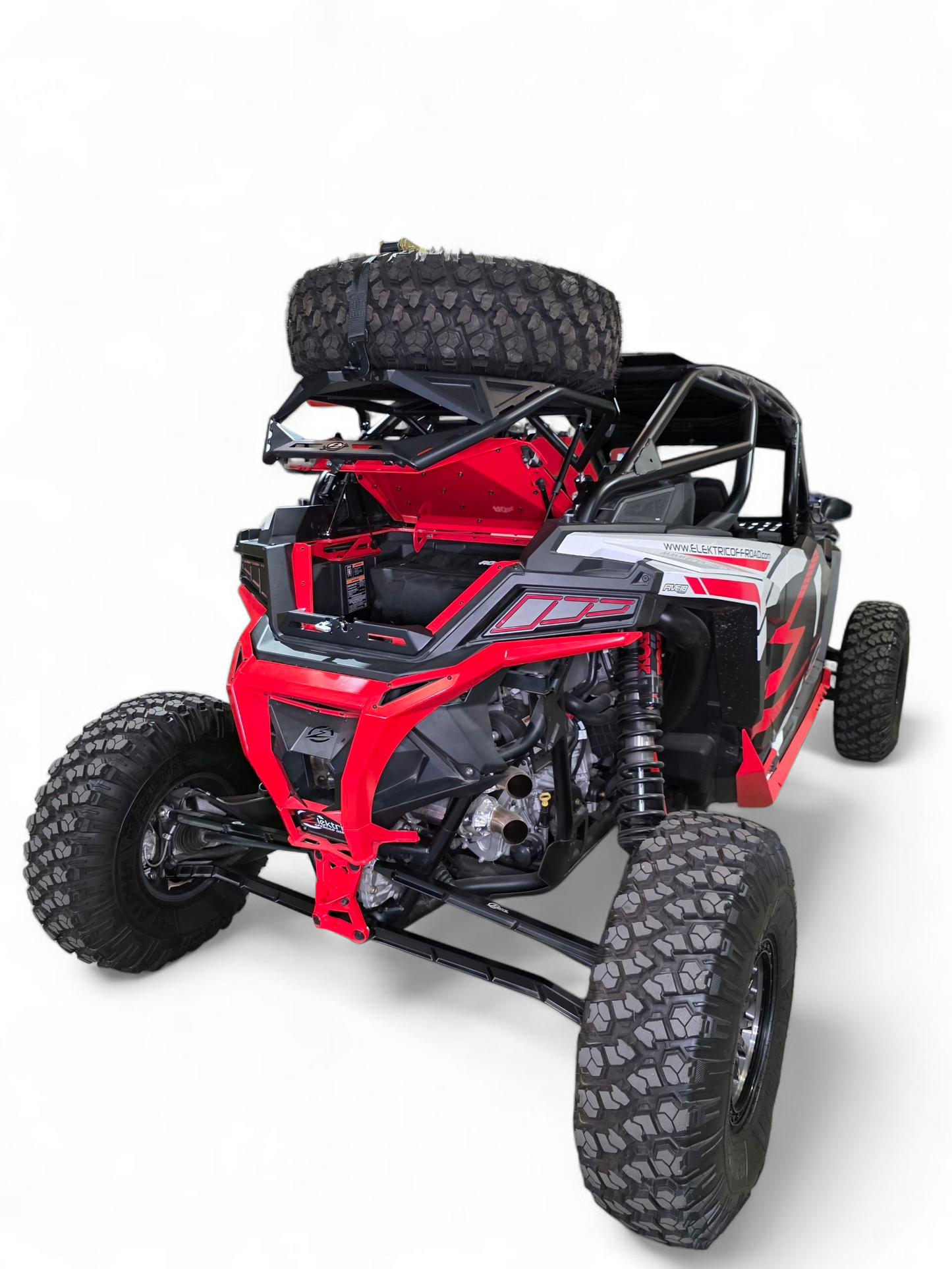 Elektric Offroad High Clearance Tire Rack for Polaris RZR 2020‑2025