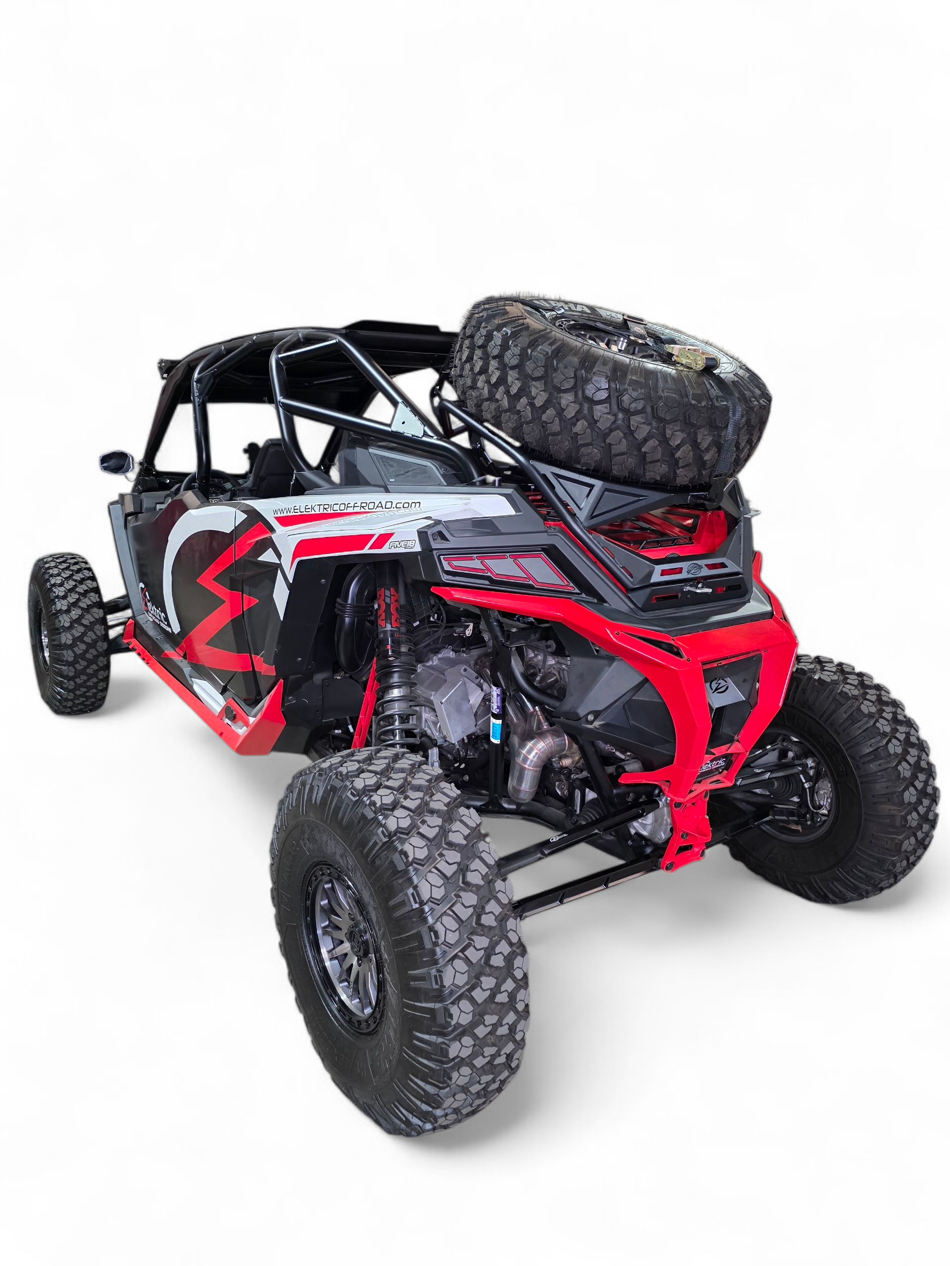 Elektric Offroad High Clearance Tire Rack for Polaris RZR 2020‑2025