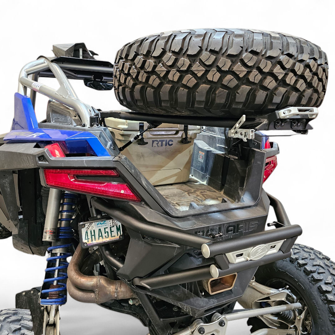 Polaris RZR Pro R Amp Tire Rack Bumper Combo