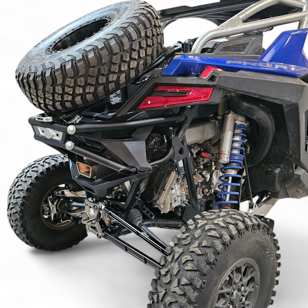 Polaris RZR Pro R Amp Tire Rack Bumper Combo