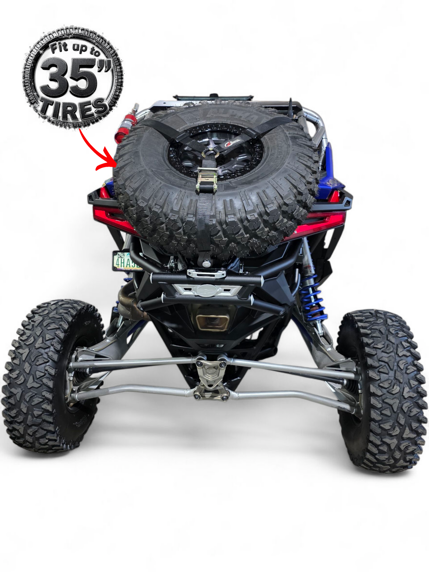 Polaris RZR Pro R Amp Tire Rack Bumper Combo