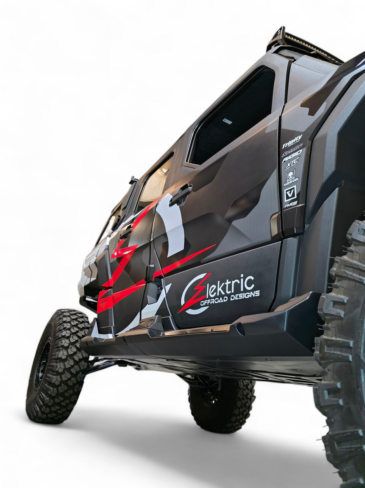 2024 Polaris Xpedition Rock Steps 4‑Seat Hammer Black Finish