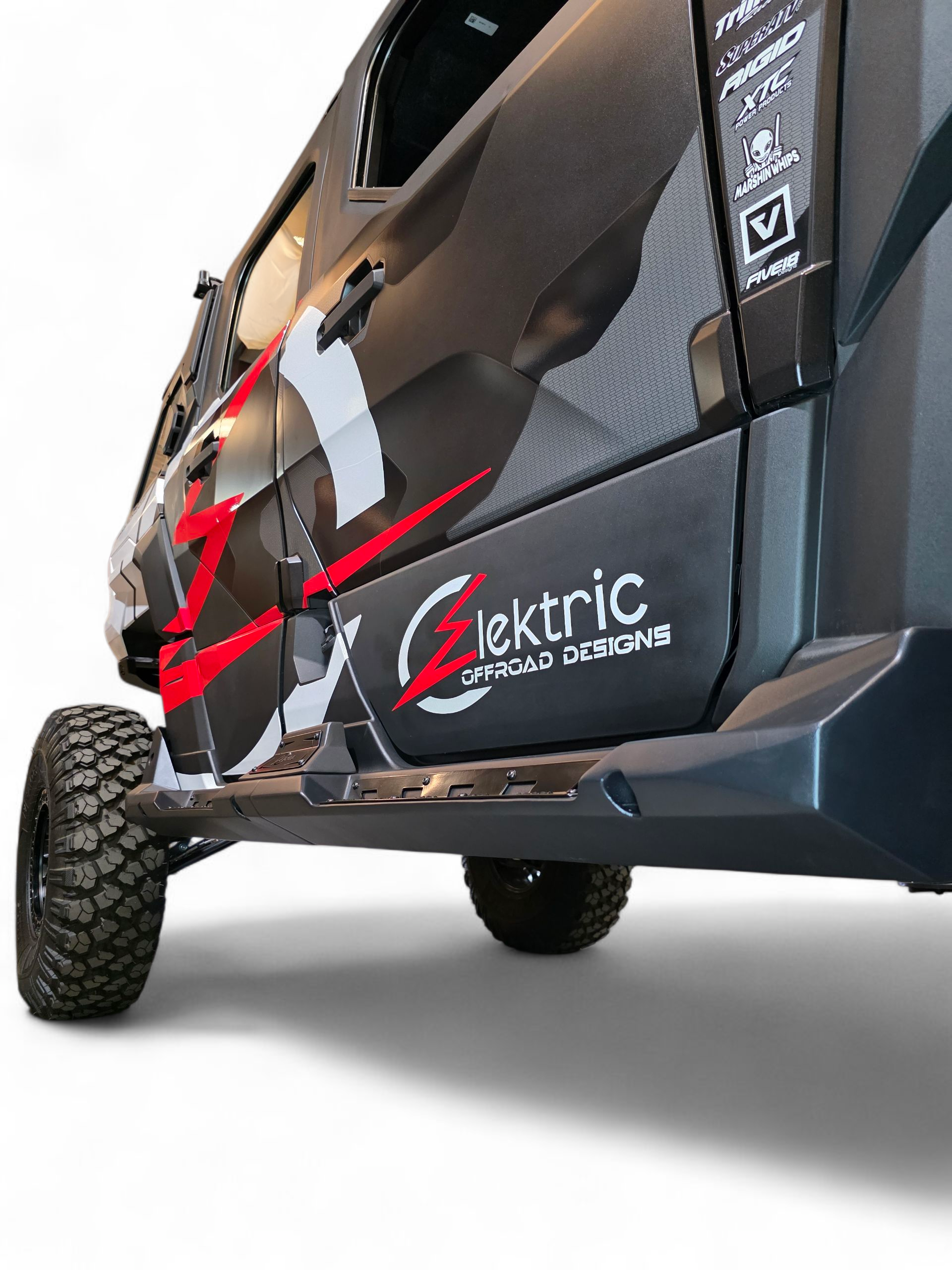 2024 Polaris Xpedition Rock Steps 4‑Seat Hammer Black Finish