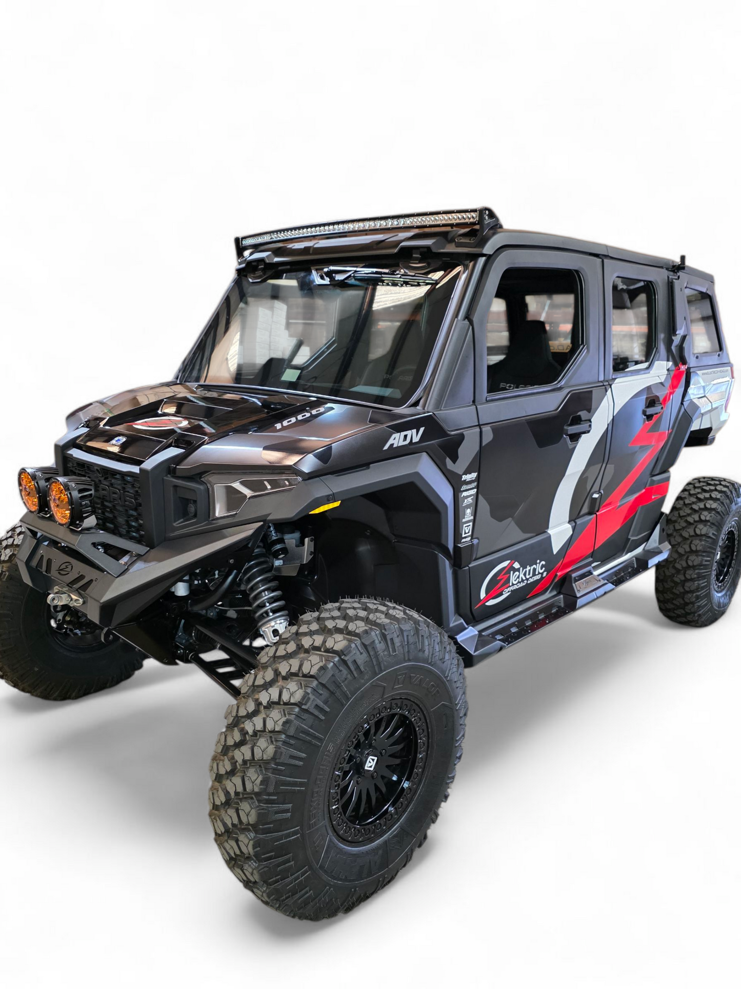 2024 Polaris Xpedition Rock Steps 4‑Seat Hammer Black Finish