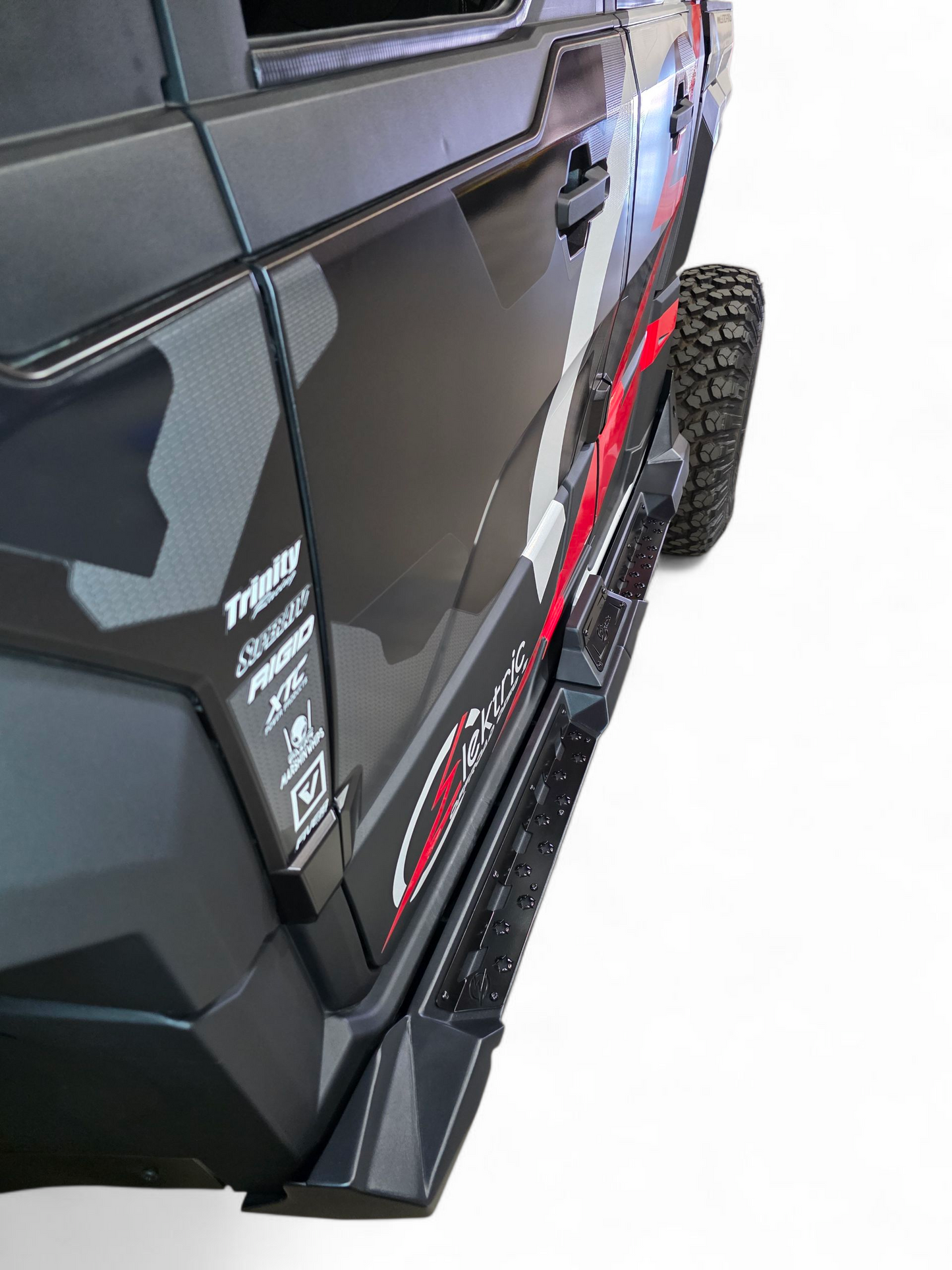 2024 Polaris Xpedition Rock Steps 4‑Seat Hammer Black Finish