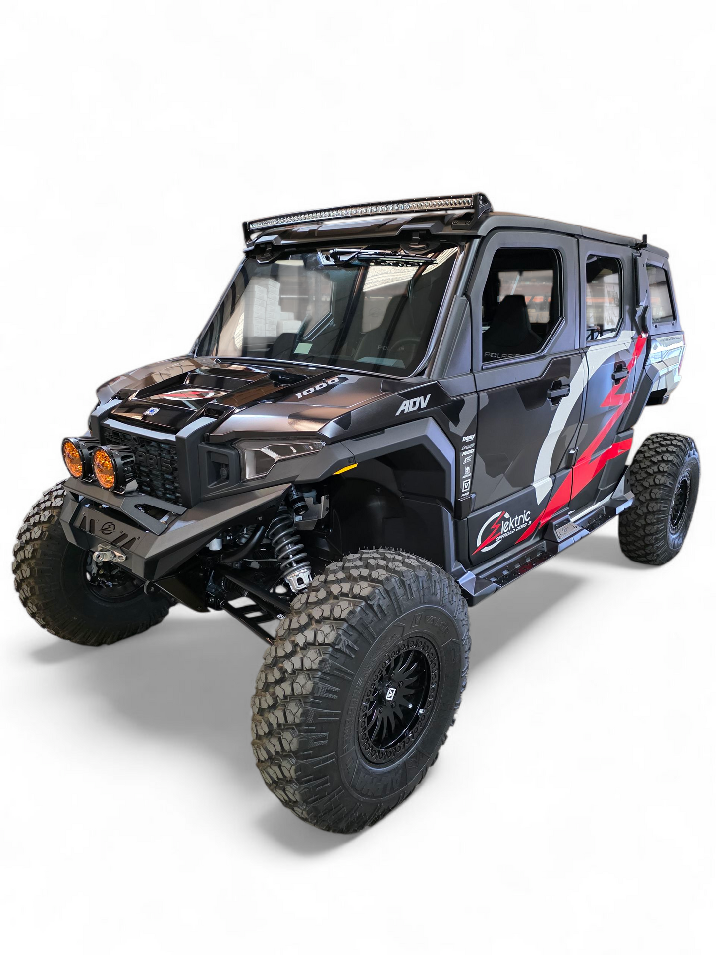 2024 Polaris Xpedition Rock Steps 4‑Seat Hammer Black Finish