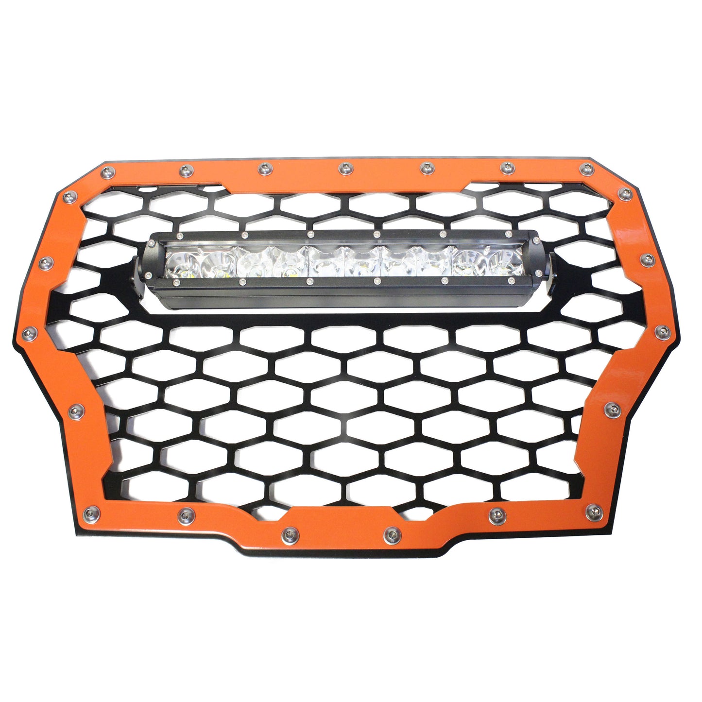 Polaris RZR XP Turbo Front Grill with 10" Light Bar
